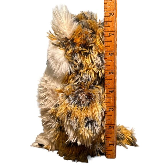 Harry Potter and the Cursed Child Owl Plush Stuffed Animal 8" Brown Tan Mottled - Picture 3 of 10